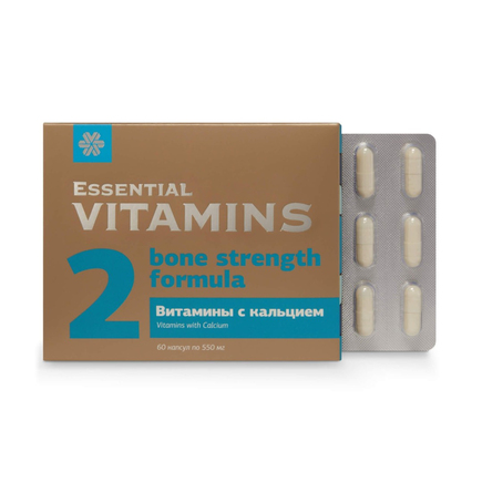 Витамины с кальцием Essential Vitamins