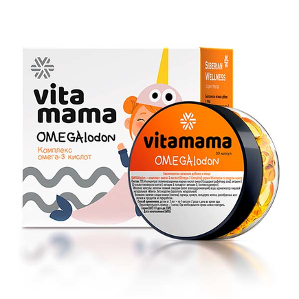 Комплекс омега-3 кислот (манго) Vitamama OMEGAlodon