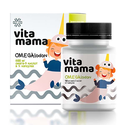 Омега-3 комплекс (мультифрукт) Vitamama OMEGAlodon