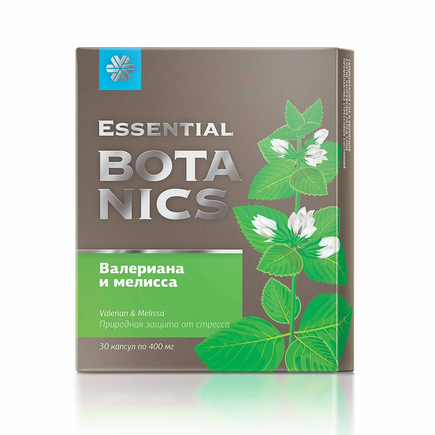 Валериана и мелисса - Essential Botanics 30 капсул