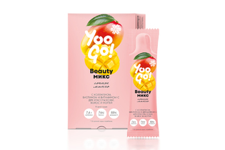 Напиток Beauty-микс (сочное манго) с коллагеном, биотином и витамином С для сияния кожи