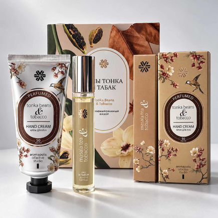 Tonka Beans & Tobacco (Бобы тонка и табак), парфюмированный набор