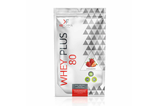 Протеиновый коктейль WHEY PLUS 80 (клубника) Keforma